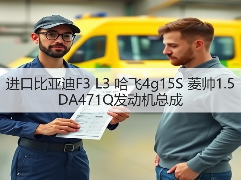 进口比亚迪F3 L3 哈飞4g15S 菱帅1.5 DA471Q发动机总成