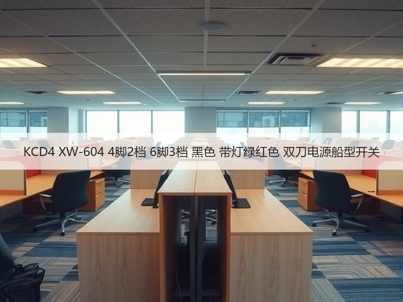 KCD4 XW-604 4脚2档 6脚3档 黑色 带灯绿红色 双刀电源船型开关 KCD4 XW-604 4脚2档 6脚3档 黑色 带灯绿红色 双刀电源船型开关