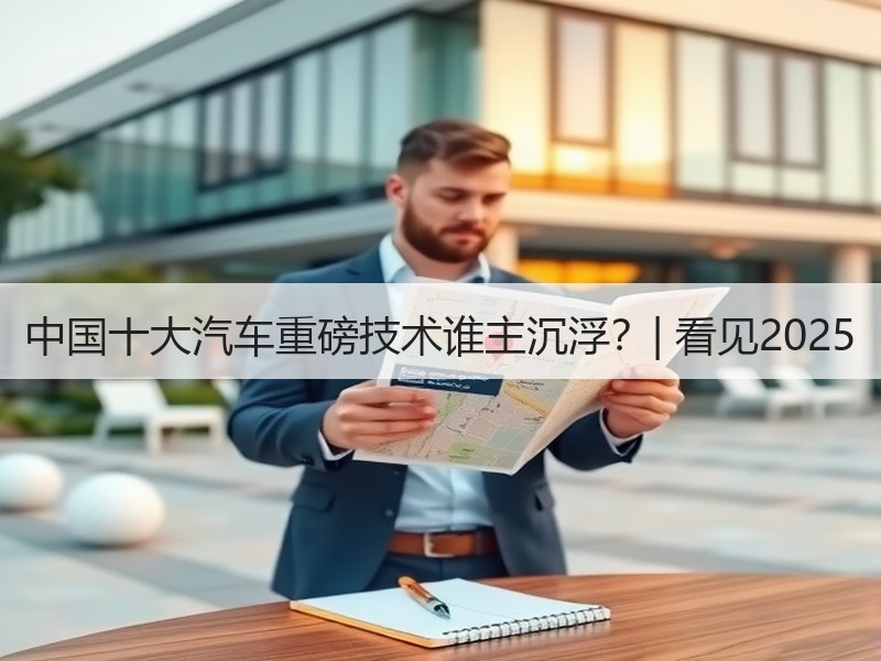 中国十大汽车重磅技术谁主沉浮?| 看见2025 中国十大汽车重磅技术谁主沉浮?| 看见2025