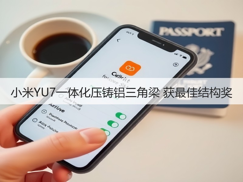 小米YU7一体化压铸铝三角梁 获最佳结构奖 小米YU7一体化压铸铝三角梁 获最佳结构奖