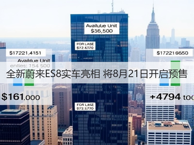 全新蔚来ES8实车亮相 将8月21日开启预售