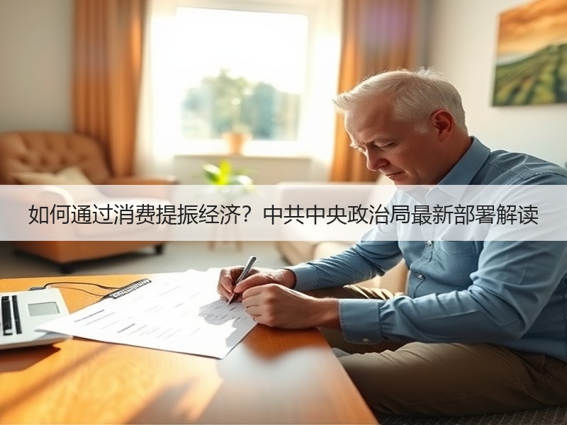 如何通过消费提振经济?中共中央政治局最新部署解读 如何通过消费提振经济?中共中央政治局最新部署解读