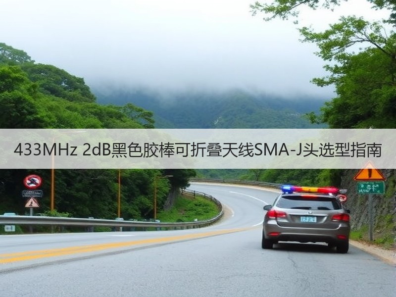 433MHz 2dB黑色胶棒可折叠天线SMA-J头选型指南