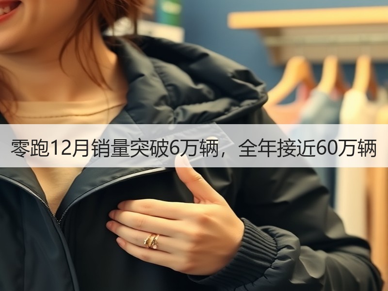 零跑12月销量突破6万辆,全年接近60万辆 零跑12月销量突破6万辆,全年接近60万辆