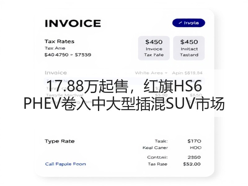 17.88万起售,红旗HS6 PHEV卷入中大型插混SUV市场 17.88万起售,红旗HS6 PHEV卷入中大型插混SUV市场