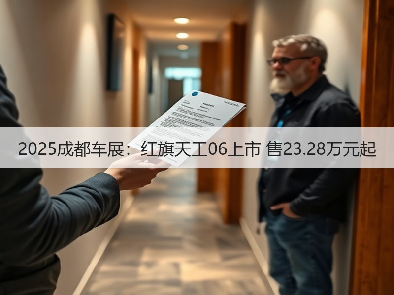 2025成都车展：红旗天工06上市 售23.28万元起