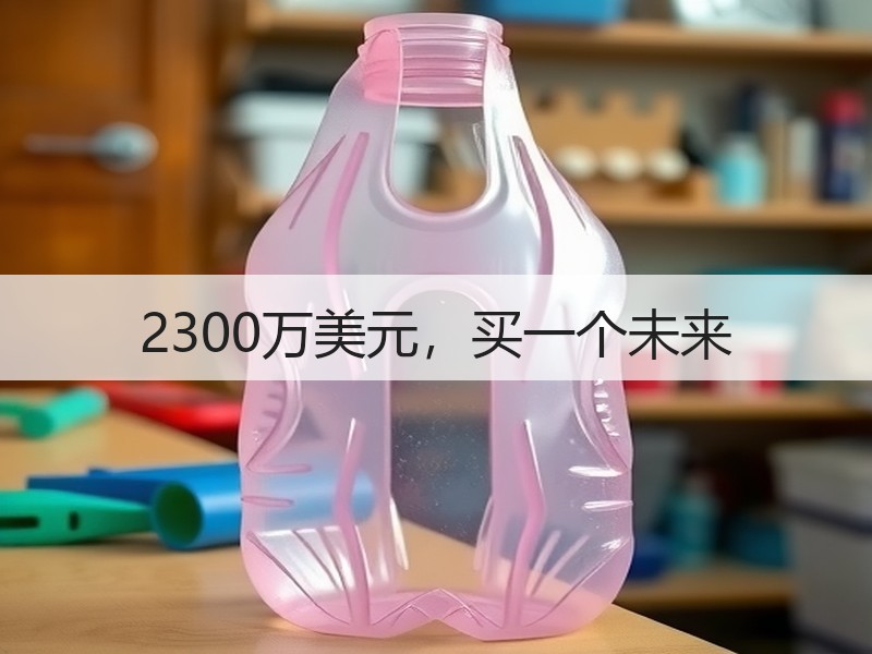 2300万美元,买一个未来 2300万美元,买一个未来