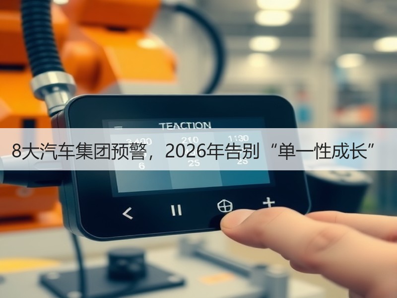 8大汽车集团预警,2026年告别“单一性成长” 8大汽车集团预警,2026年告别“单一性成长”