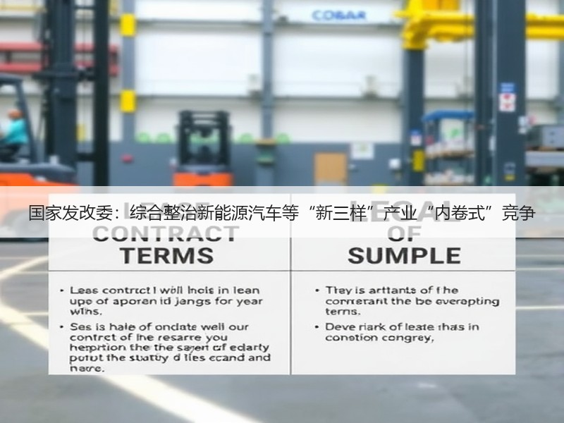 国家发改委:综合整治新能源汽车等“新三样”产业“内卷式”竞争 国家发改委:综合整治新能源汽车等“新三样”产业“内卷式”竞争