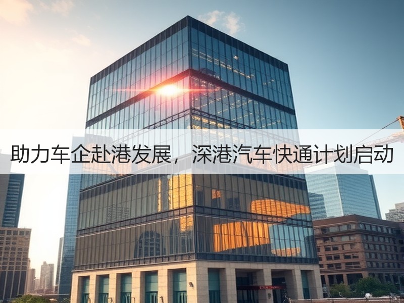 助力车企赴港发展,深港汽车快通计划启动 助力车企赴港发展,深港汽车快通计划启动