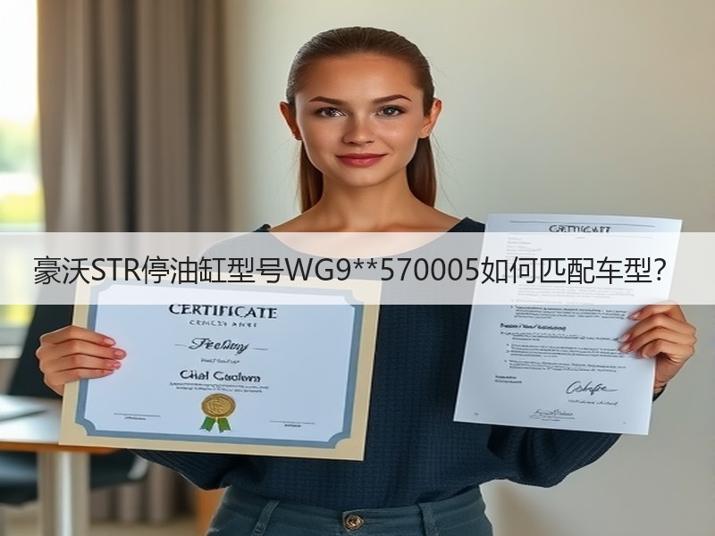 豪沃STR停油缸型号WG9**570005如何匹配车型？