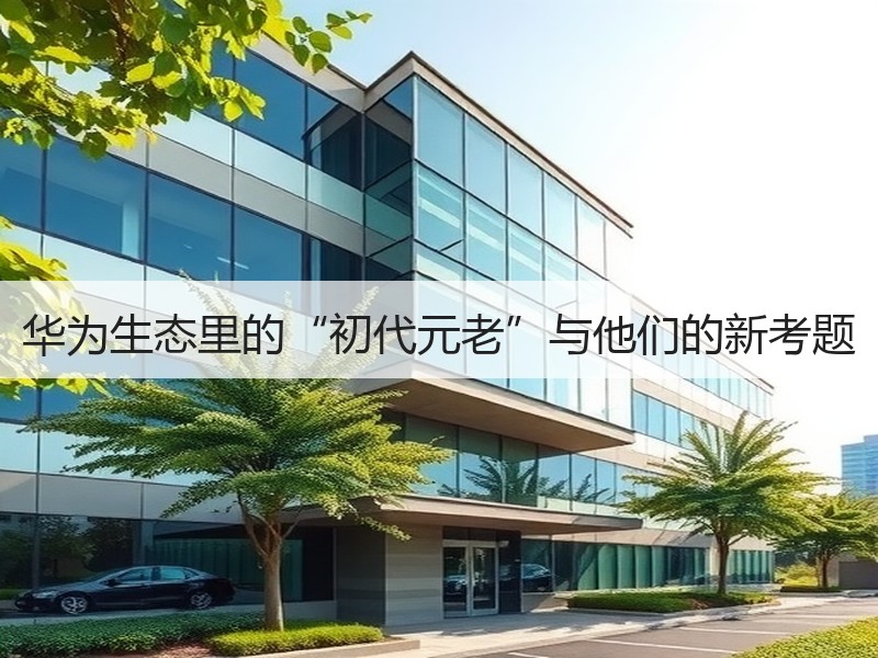 华为生态里的“初代元老”与他们的新考题