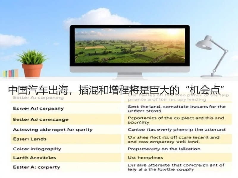 中国汽车出海,插混和增程将是巨大的“机会点” 中国汽车出海,插混和增程将是巨大的“机会点”