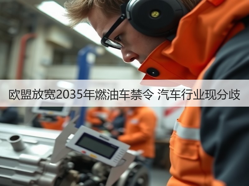 欧盟放宽2035年燃油车禁令 汽车行业现分歧 欧盟放宽2035年燃油车禁令 汽车行业现分歧