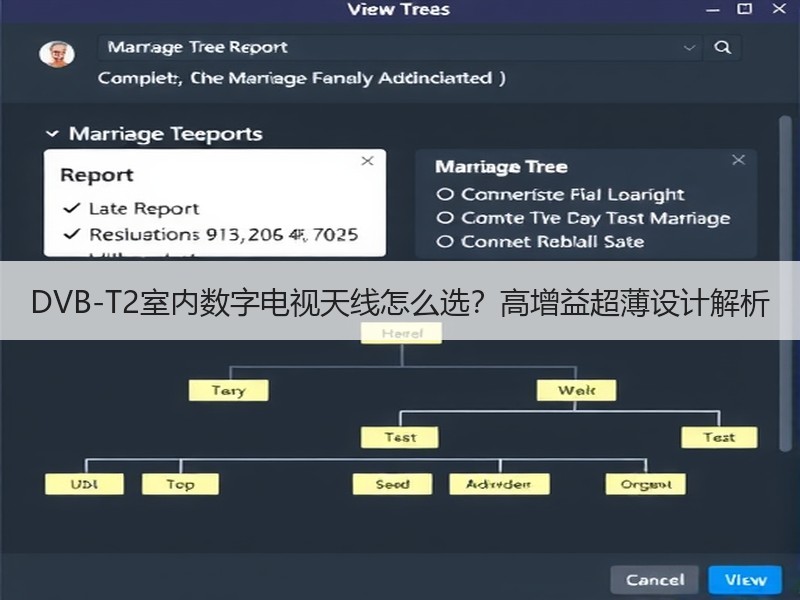DVB-T2室内数字电视天线怎么选？高增益超薄设计解析