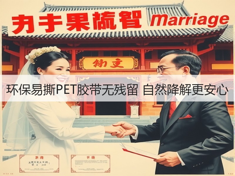 环保易撕PET胶带无残留 自然降解更安心 环保易撕PET胶带无残留 自然降解更安心