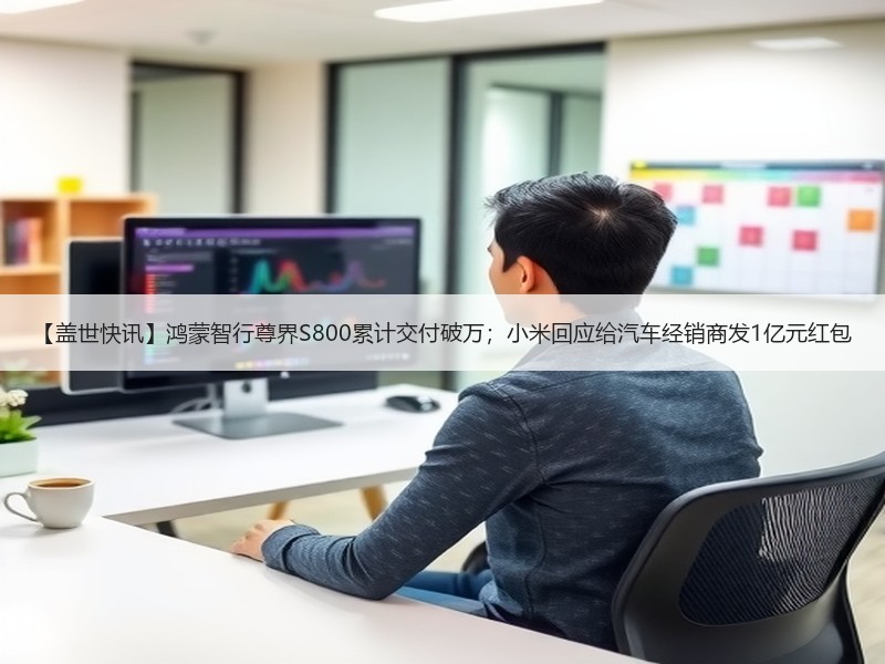 【盖世快讯】鸿蒙智行尊界S800累计交付破万;小米回应给汽车经销商发1亿元红包 【盖世快讯】鸿蒙智行尊界S800累计交付破万;小米回应给汽车经销商发1亿元红包