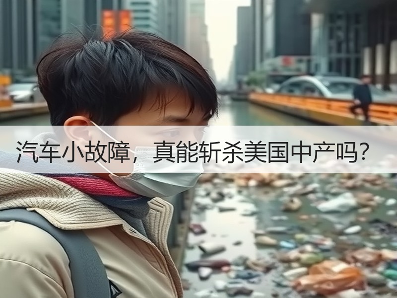 汽车小故障,真能斩杀美国中产吗? 汽车小故障,真能斩杀美国中产吗?