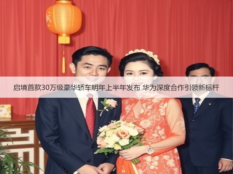 启境首款30万级豪华轿车明年上半年发布 华为深度合作引领新标杆