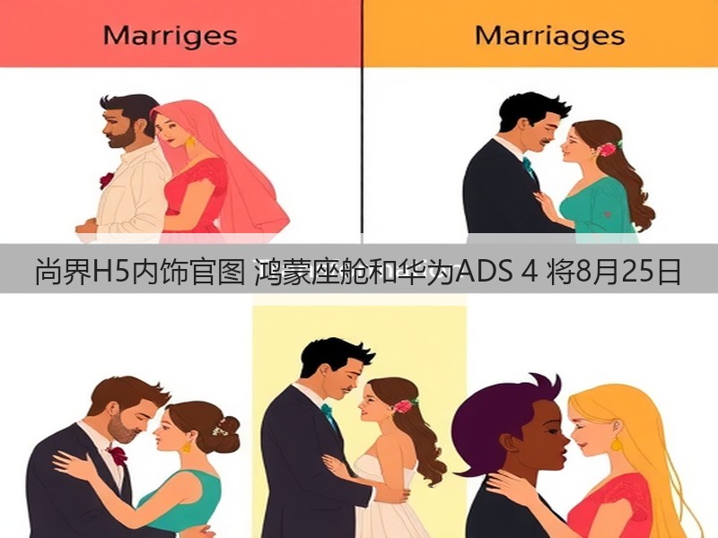 尚界H5内饰官图 鸿蒙座舱和华为ADS 4 将8月25日