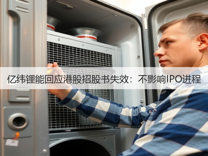 亿纬锂能回应港股招股书失效:不影响IPO进程 亿纬锂能回应港股招股书失效:不影响IPO进程