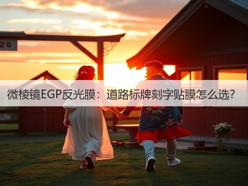 微棱镜EGP反光膜：道路标牌刻字贴膜怎么选？
