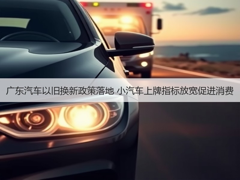 广东汽车以旧换新政策落地 小汽车上牌指标放宽促进消费 广东汽车以旧换新政策落地 小汽车上牌指标放宽促进消费