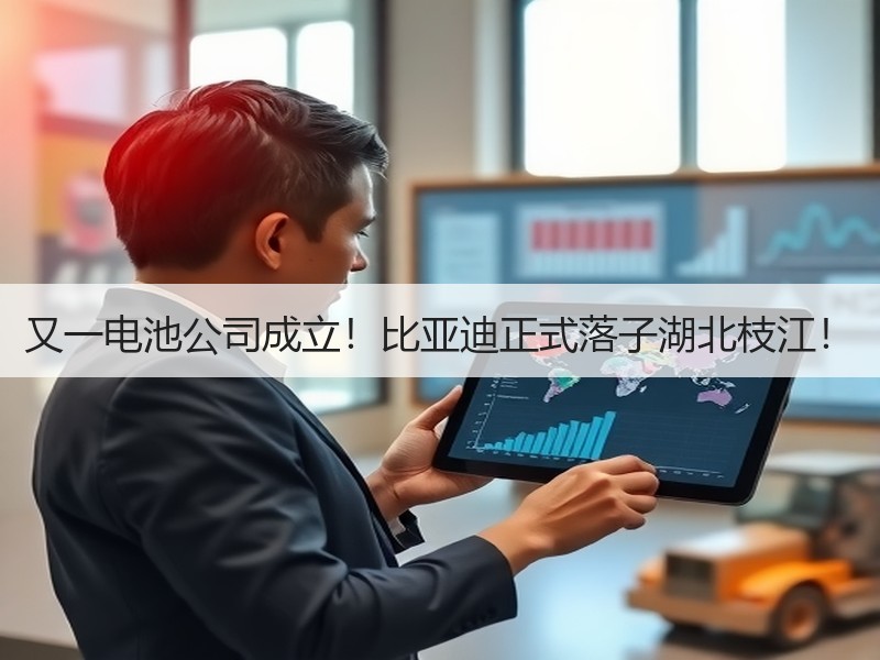 又一电池公司成立!比亚迪正式落子湖北枝江! 又一电池公司成立!比亚迪正式落子湖北枝江!