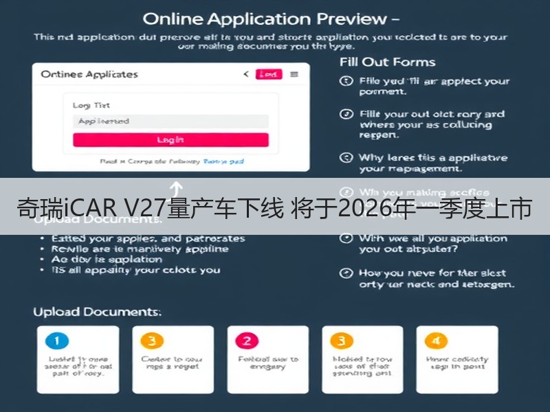 奇瑞iCAR V27量产车下线 将于2026年一季度上市 奇瑞iCAR V27量产车下线 将于2026年一季度上市