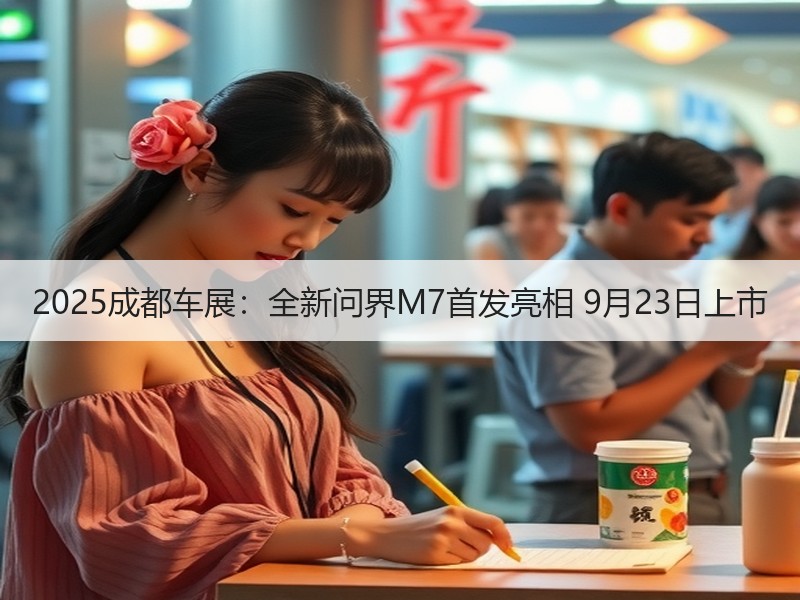 2025成都车展：全新问界M7首发亮相 9月23日上市
