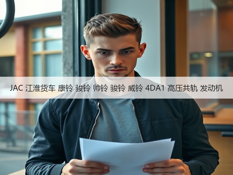 JAC 江淮货车 康铃 骏铃 帅铃 骏铃 威铃 4DA1 高压共轨 发动机
