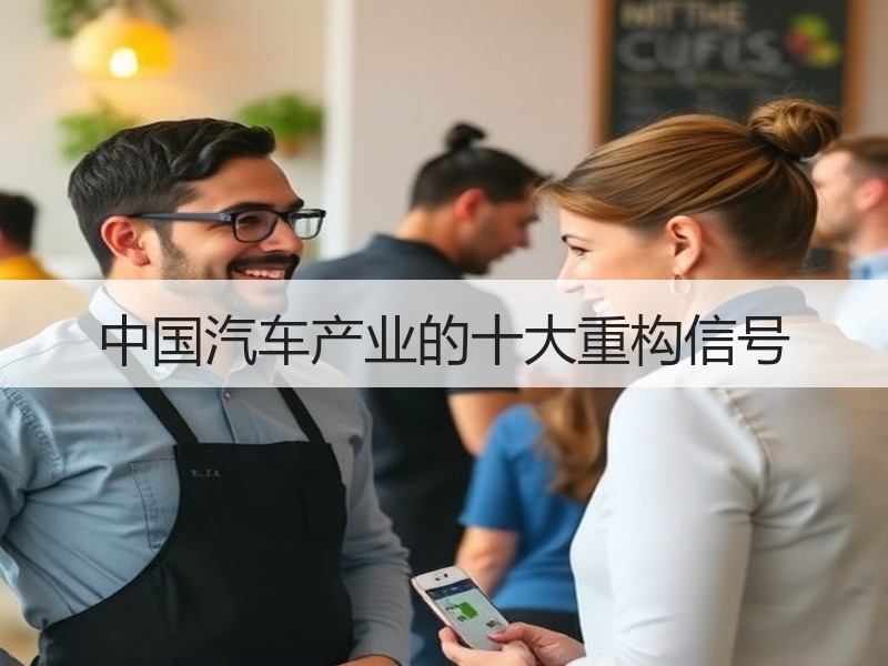 中国汽车产业的十大重构信号 中国汽车产业的十大重构信号