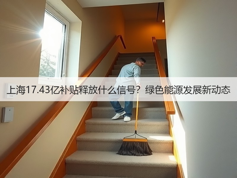 上海17.43亿补贴释放什么信号?绿色能源发展新动态 上海17.43亿补贴释放什么信号?绿色能源发展新动态