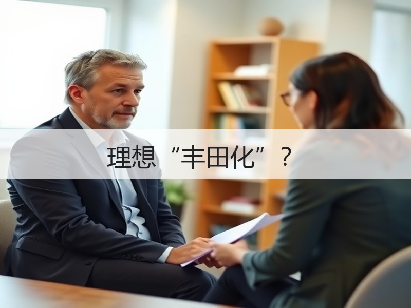 理想“丰田化”? 理想“丰田化”?