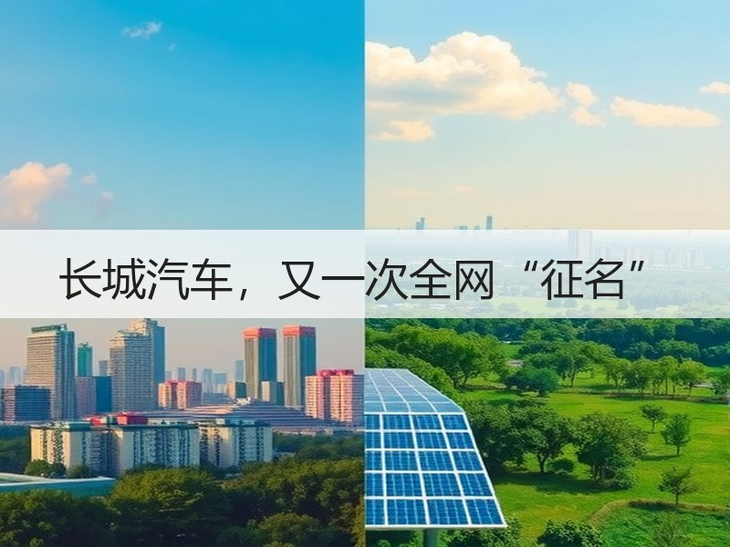 长城汽车,又一次全网“征名” 长城汽车,又一次全网“征名”