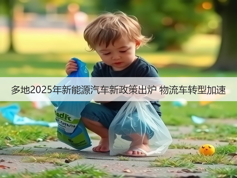 多地2025年新能源汽车新政策出炉 物流车转型加速
