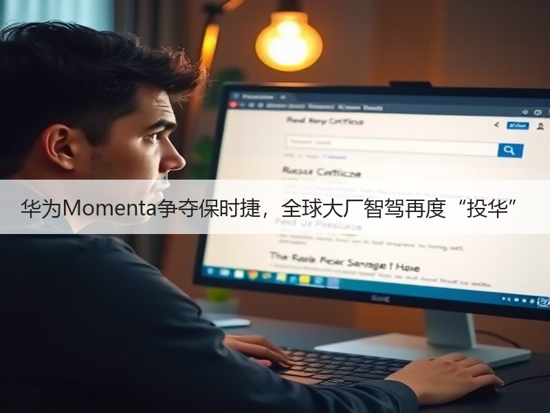 华为Momenta争夺保时捷,全球大厂智驾再度“投华” 华为Momenta争夺保时捷,全球大厂智驾再度“投华”
