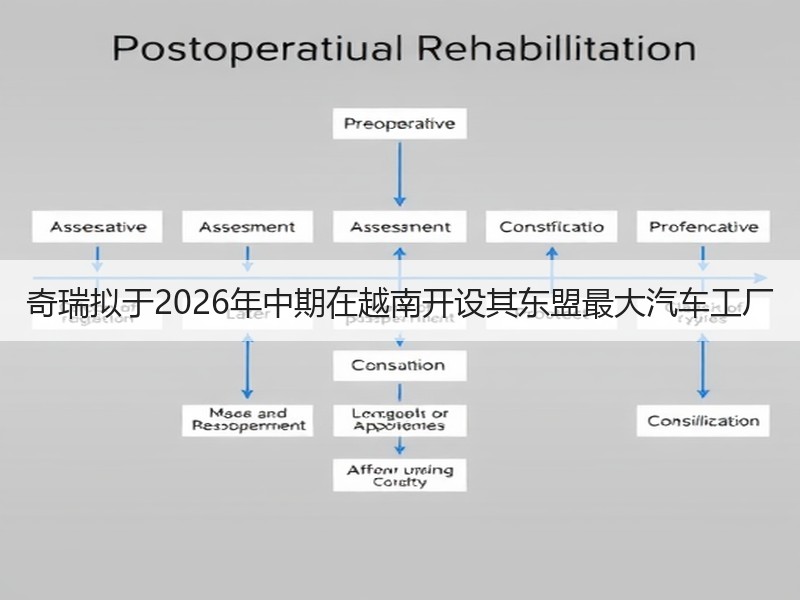 奇瑞拟于2026年中期在越南开设其东盟最大汽车工厂 奇瑞拟于2026年中期在越南开设其东盟最大汽车工厂