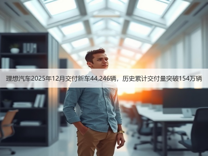 理想汽车2025年12月交付新车44,246辆,历史累计交付量突破154万辆 理想汽车2025年12月交付新车44,246辆,历史累计交付量突破154万辆