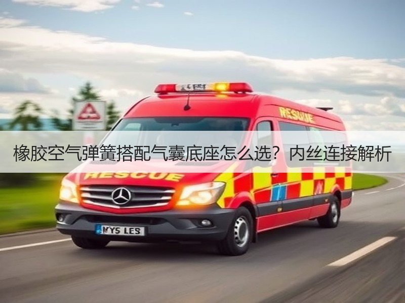橡胶空气弹簧搭配气囊底座怎么选？内丝连接解析