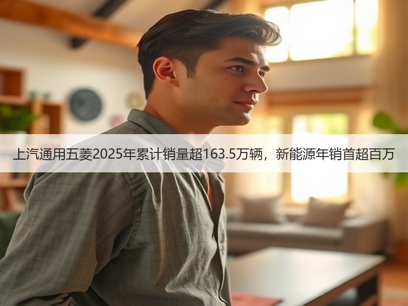 上汽通用五菱2025年累计销量超163.5万辆，新能源年销首超百万