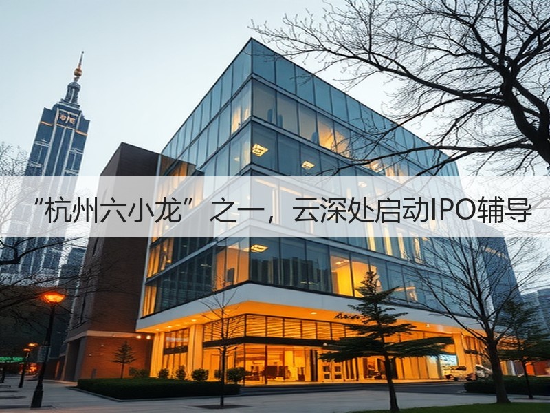 “杭州六小龙”之一,云深处启动IPO辅导 “杭州六小龙”之一,云深处启动IPO辅导
