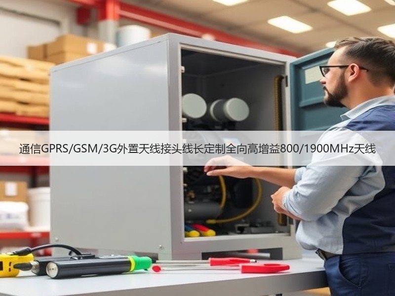 通信GPRS/GSM/3G外置天线接头线长定制全向高增益800/1900MHz天线