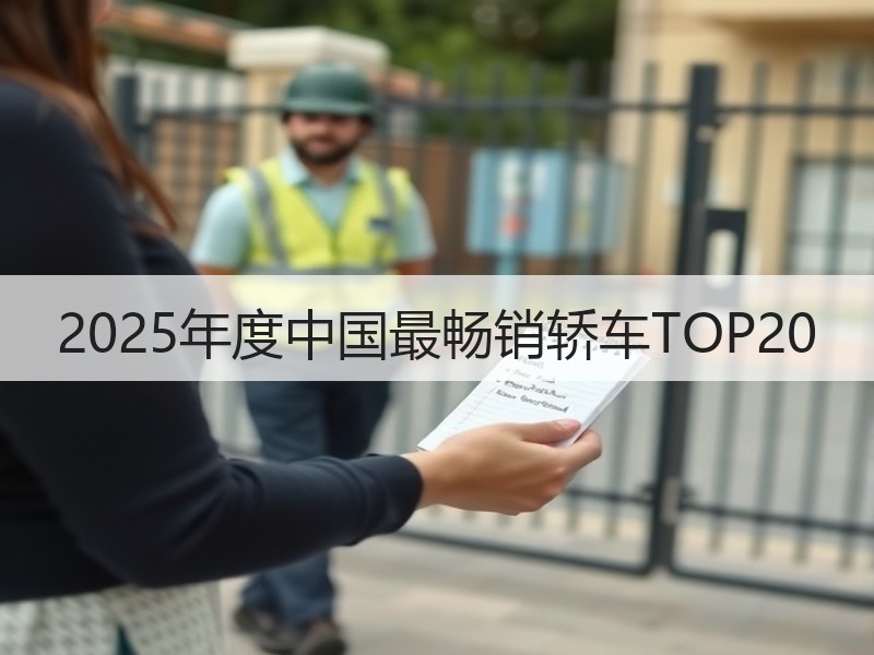 2025年度中国最畅销轿车TOP20 2025年度中国最畅销轿车TOP20