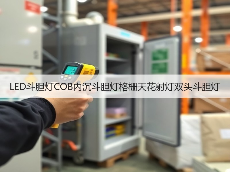 LED斗胆灯COB内沉斗胆灯格栅天花射灯双头斗胆灯