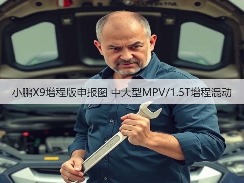 小鹏X9增程版申报图 中大型MPV/1.5T增程混动