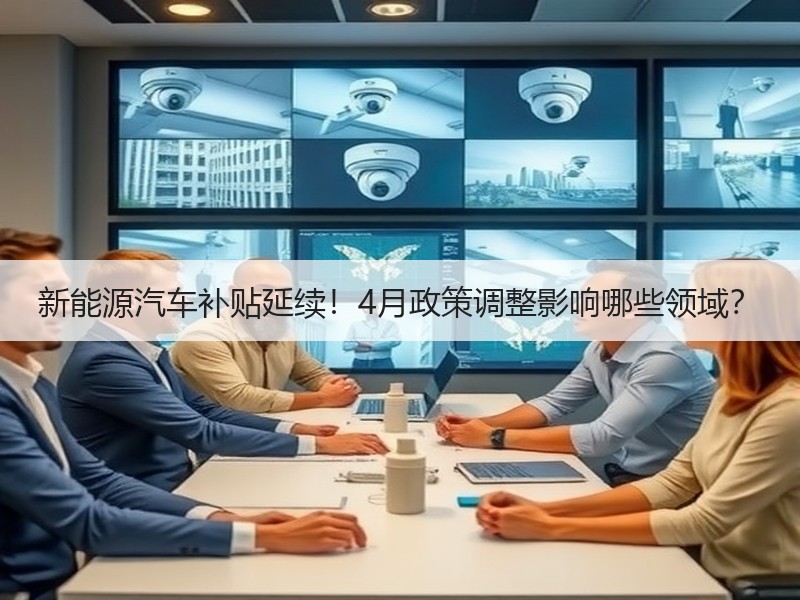 新能源汽车补贴延续!4月政策调整影响哪些领域? 新能源汽车补贴延续!4月政策调整影响哪些领域?