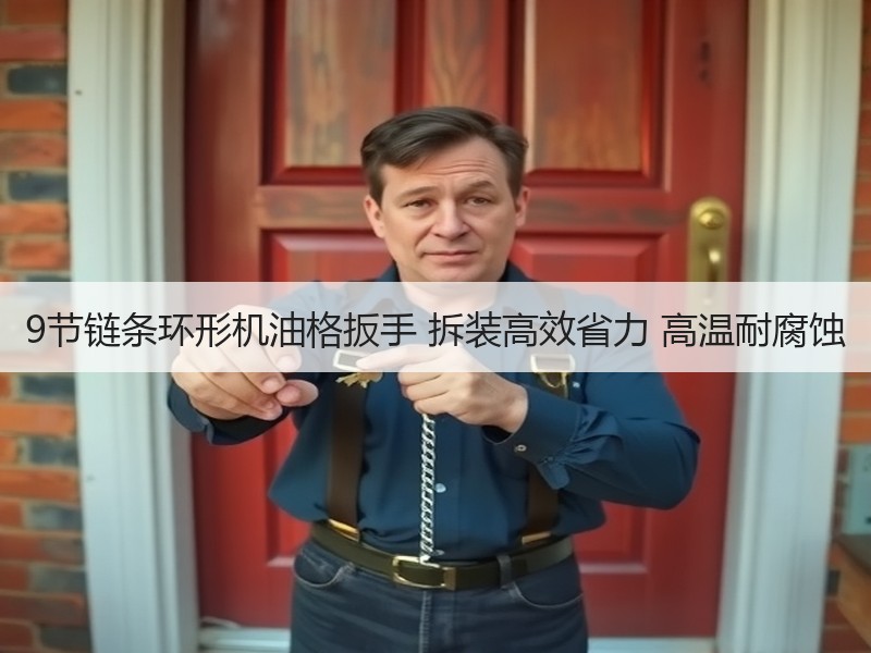 9节链条环形机油格扳手 拆装高效省力 高温耐腐蚀 9节链条环形机油格扳手 拆装高效省力 高温耐腐蚀