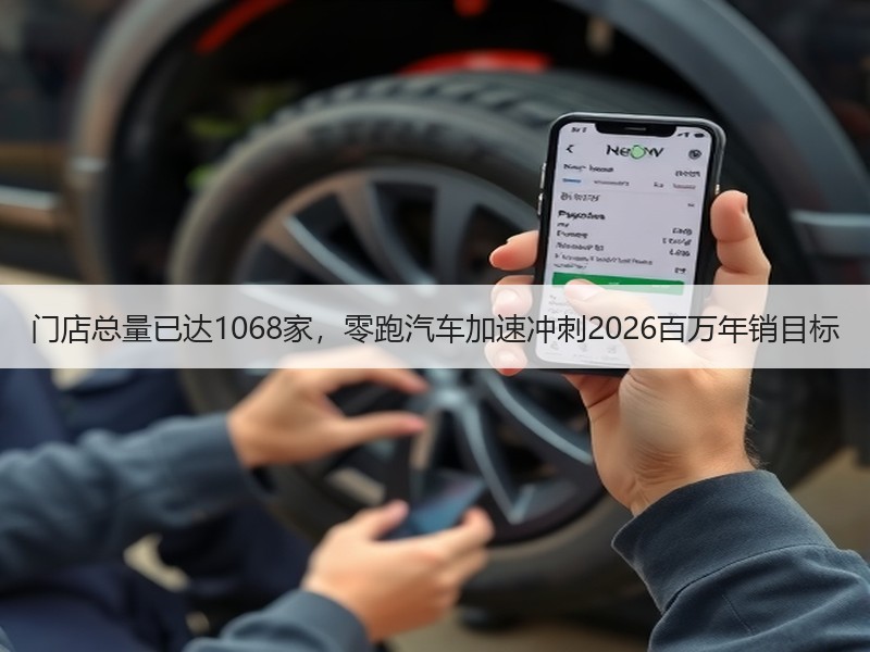 门店总量已达1068家,零跑汽车加速冲刺2026百万年销目标 门店总量已达1068家,零跑汽车加速冲刺2026百万年销目标