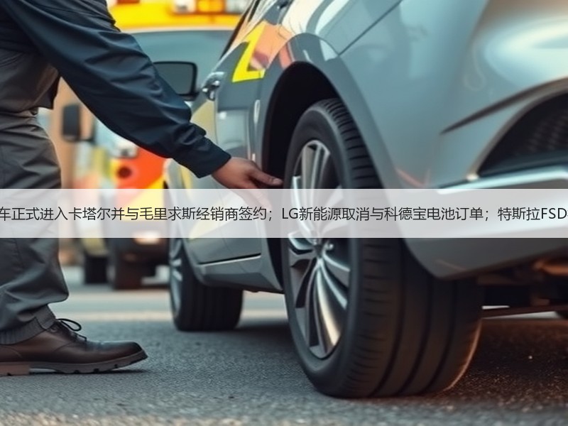 【国际快讯】小鹏汽车正式进入卡塔尔并与毛里求斯经销商签约；LG新能源取消与科德宝电池订单；特斯拉FSD行驶里程超70亿英里